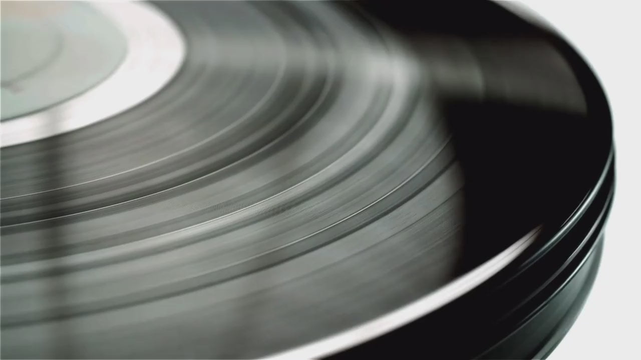 Load video: Vertical Grooves Floating Record