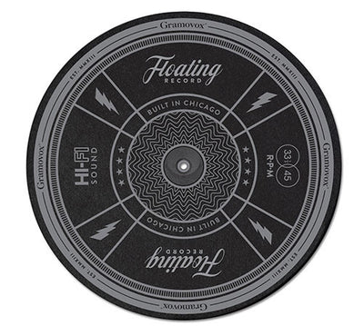 Floating Record felt mat for vertical turntable and vertical Bluetooth turntable.